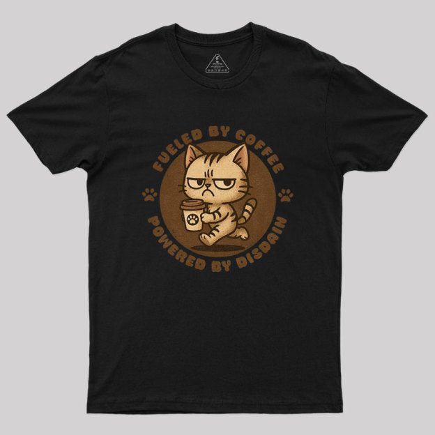 Fueled By Coffee Geek T-Shirt