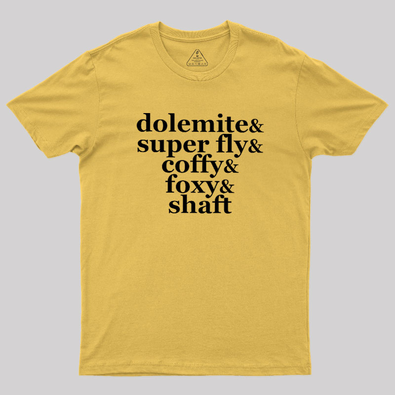 Blaxploitation Legends Geek T-Shirt