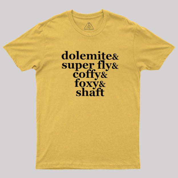 Blaxploitation Legends Geek T-Shirt