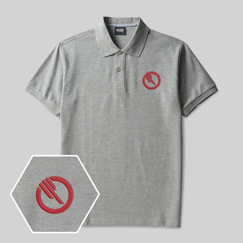 Hell Squad Geek Embroidered Polo Shirts