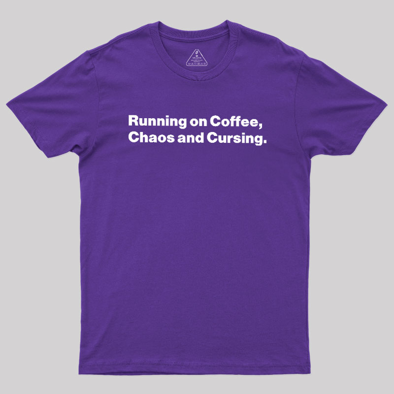 Running on Coffee Geek T-Shirt