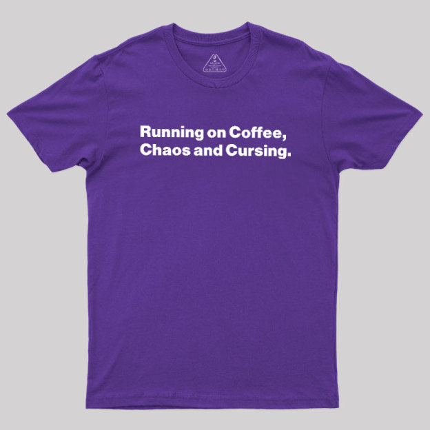 Running on Coffee Geek T-Shirt