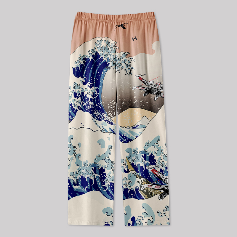 ATAT Ukiyoe The Great Wave off Kanagawa Geek Loungewear Pants