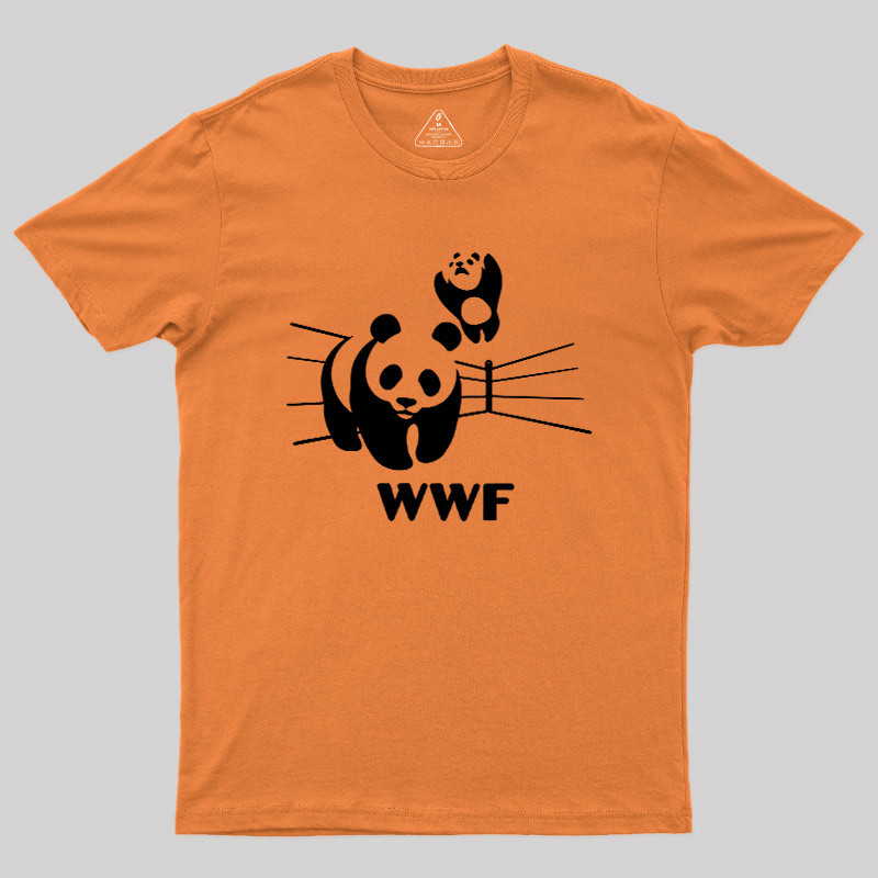 Funny WWF Pandas Geek T-Shirt
