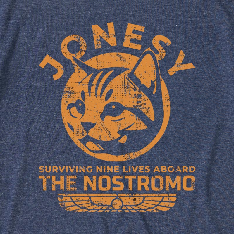 Jonesy Surviving Nine Lives Aboard The Nostromo Ultra Soft Heather Tee