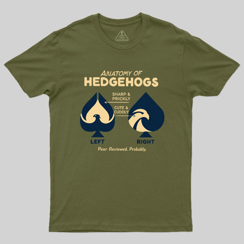Anatomy Of A Hedgehog Geek T-Shirt