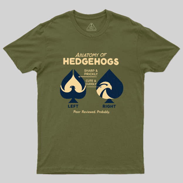 Anatomy Of A Hedgehog Geek T-Shirt