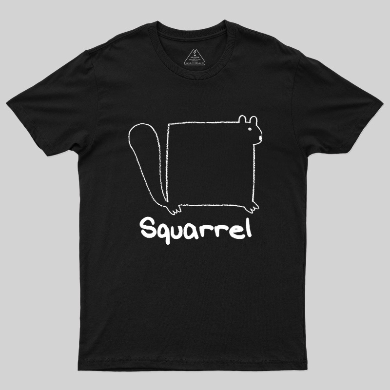 Funny Squarrel Squirrel Meme Geek T-Shirt