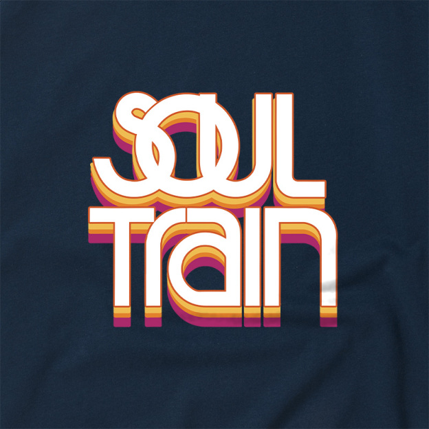 Vintage Soul Train Geek Retro Raglan T-Shirt