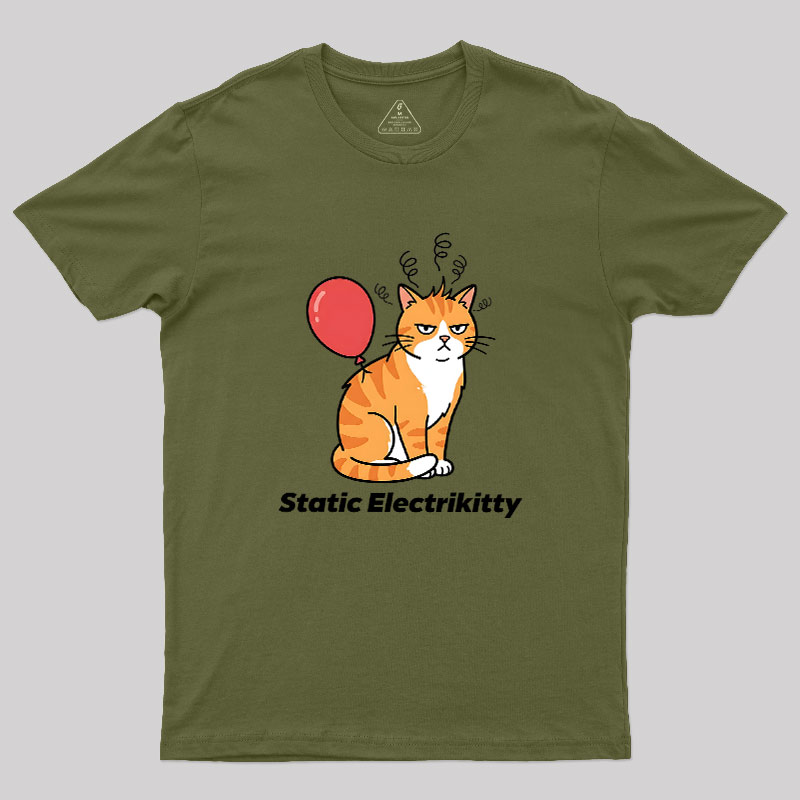 Static Electrikitty Geek T-Shirt