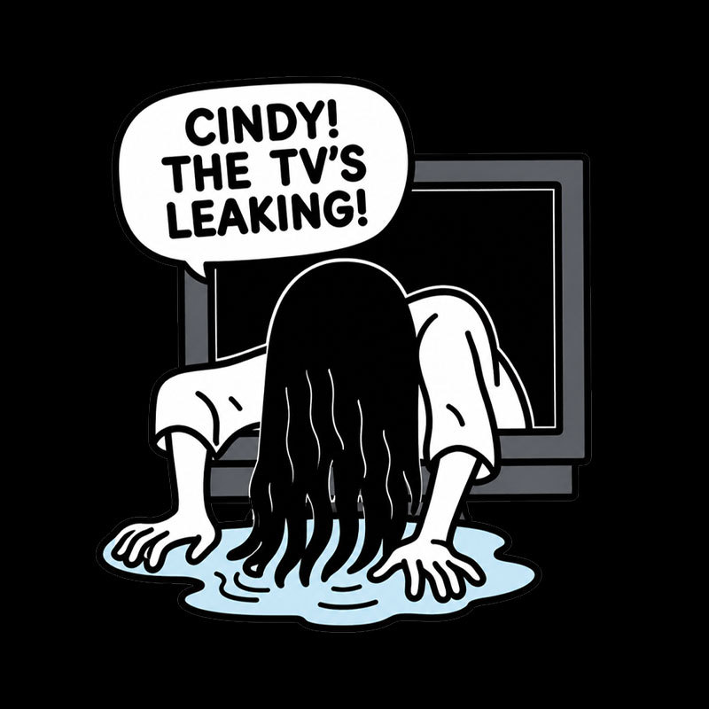 Cindy The Tv Leaking Geek T-Shirt