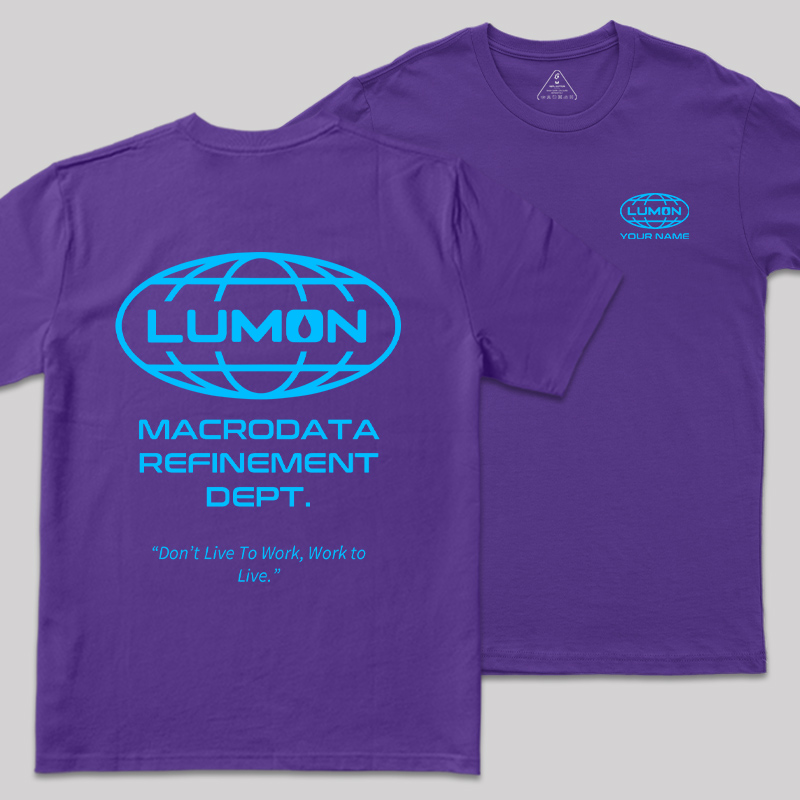 Personalized Lumon Scifi Front and Back Printing Geek T-Shirt