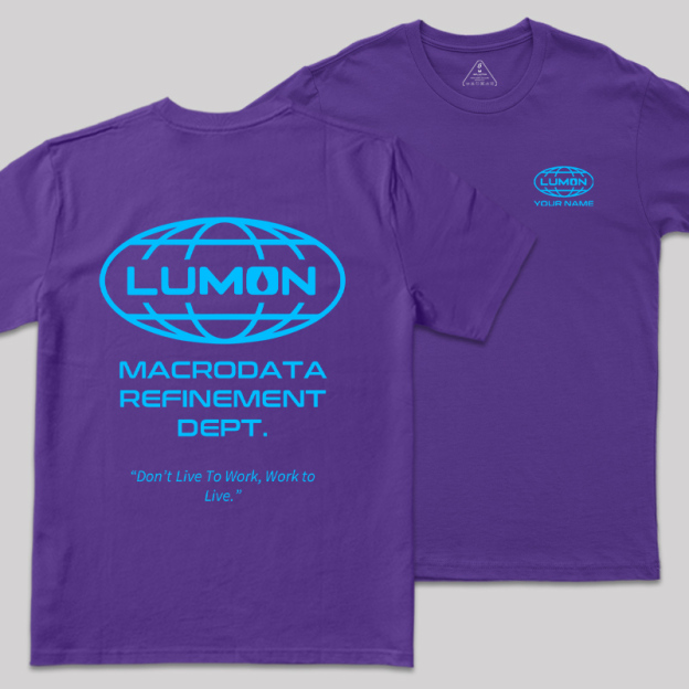 Personalized Lumon Scifi Front and Back Printing Geek T-Shirt