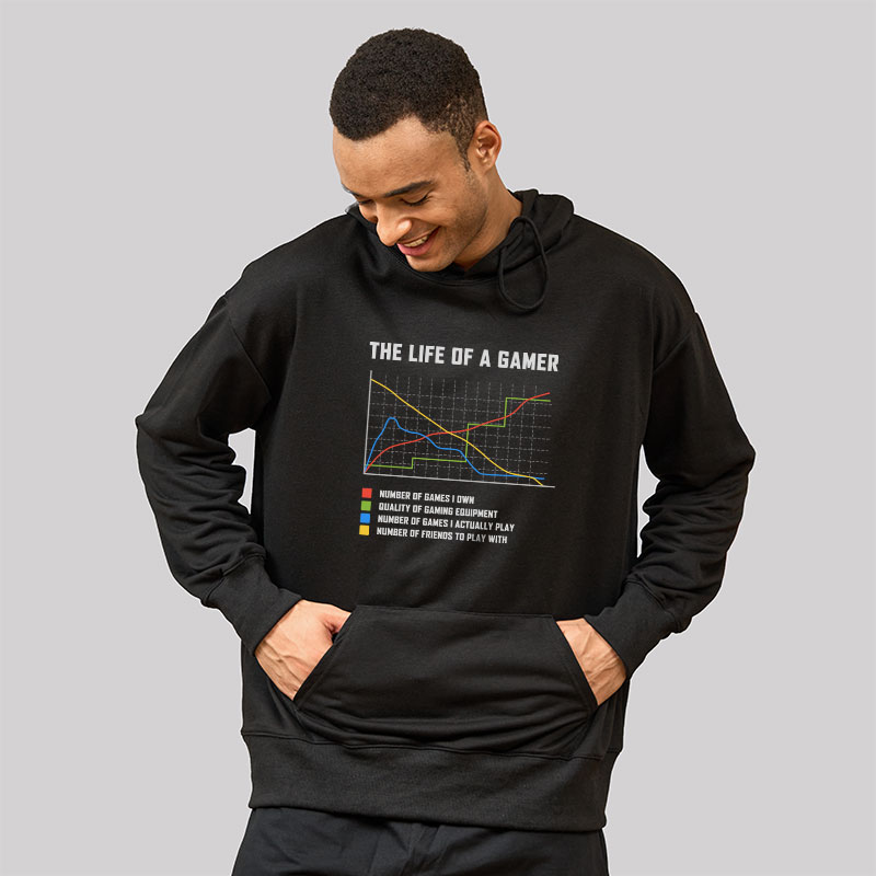 The Life Of A Gamer Geek Hoodie