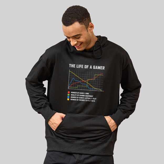 The Life Of A Gamer Geek Hoodie