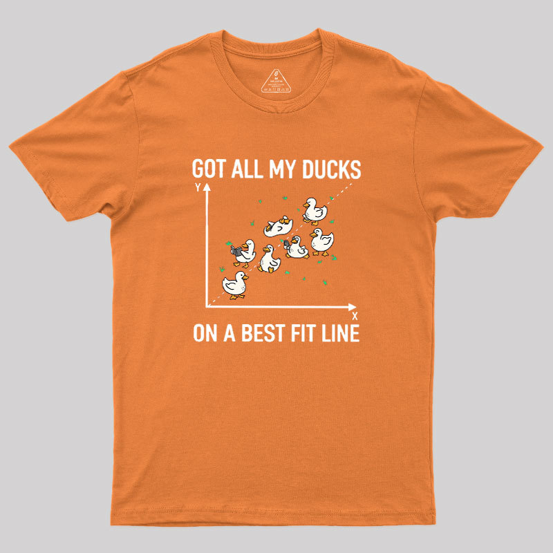 Ducks in a Row Geek T-Shirt
