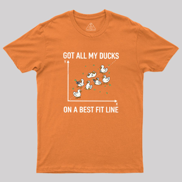 Ducks in a Row Geek T-Shirt