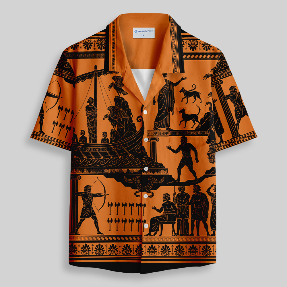 Geeksoutfit Off-World Relic Button Up Pocket Shirt for Sale