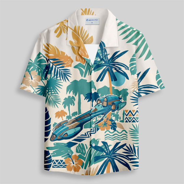 Speeder Vacation Button Up Pocket Shirt