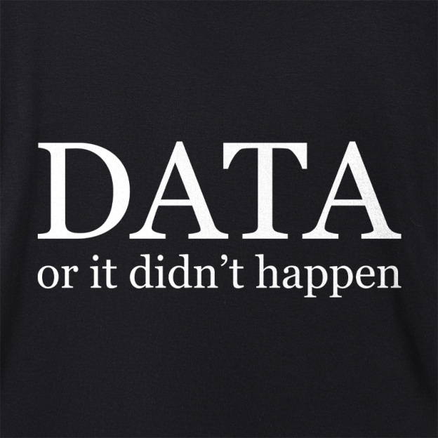 Data or It Didn't Happen Geek Dolman Sleeve V-Neck Shirt
