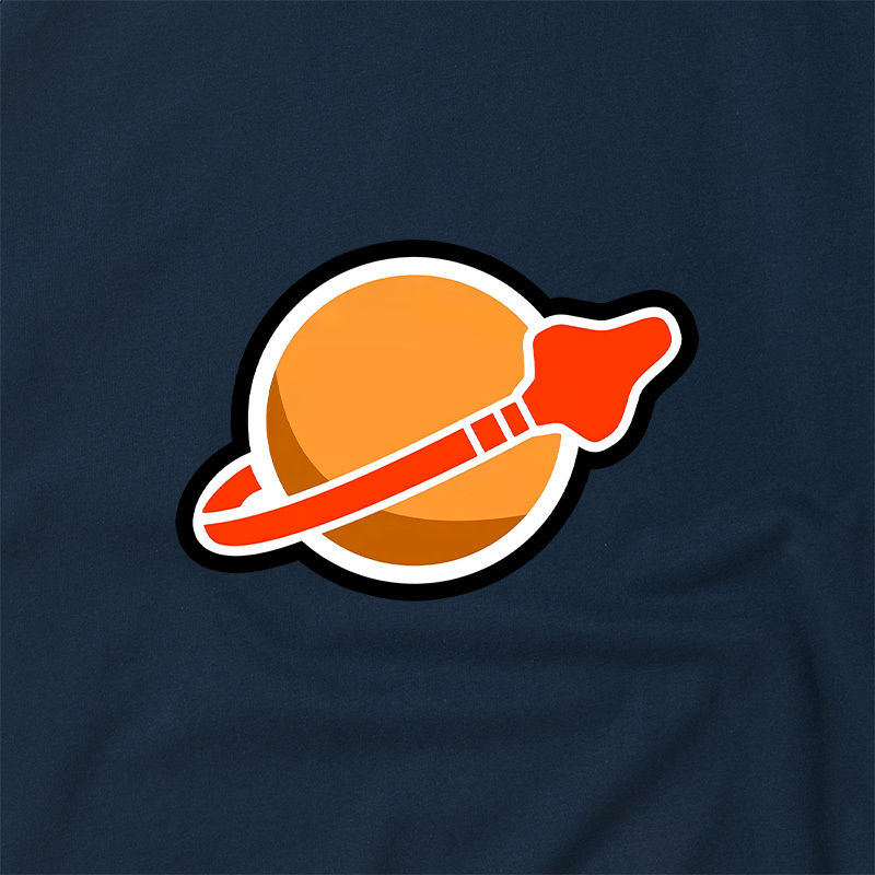 New Space Mars Geek Retro Raglan T-Shirt