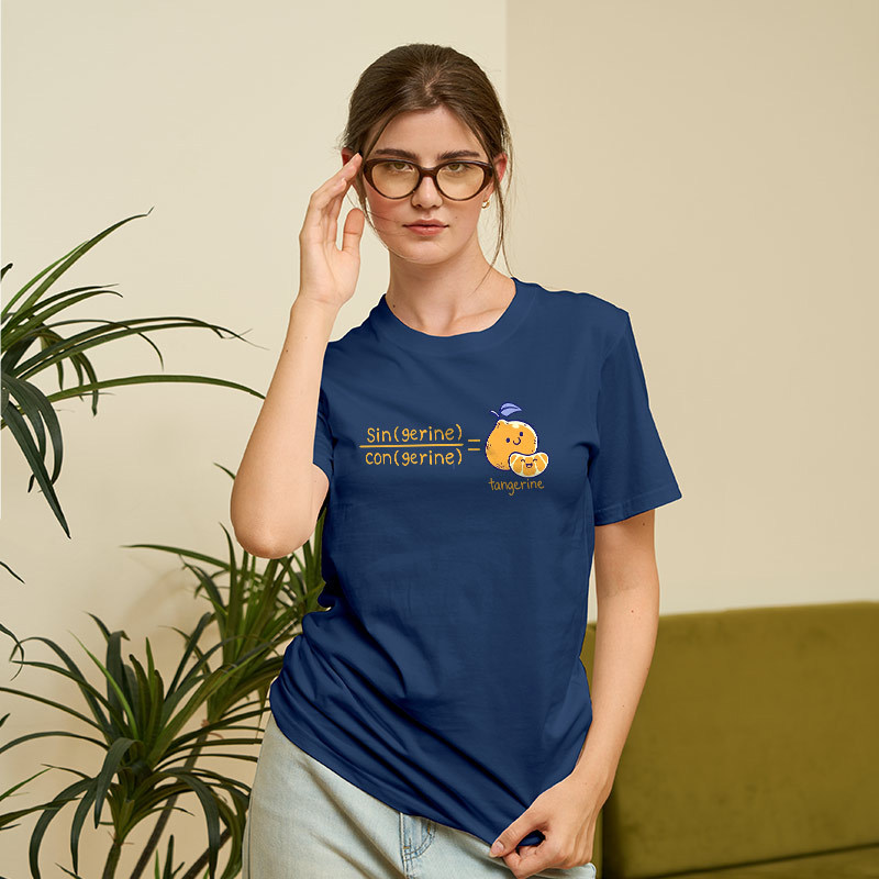Tangerine Math Pun Geek T-Shirt