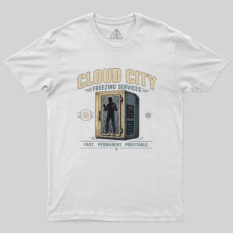Cloud City Freezing Services Geek T-Shirt