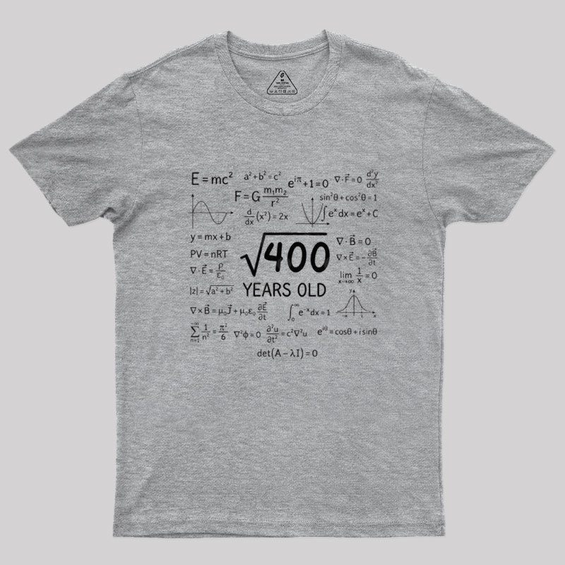 The Age Equation Geek T-Shirt