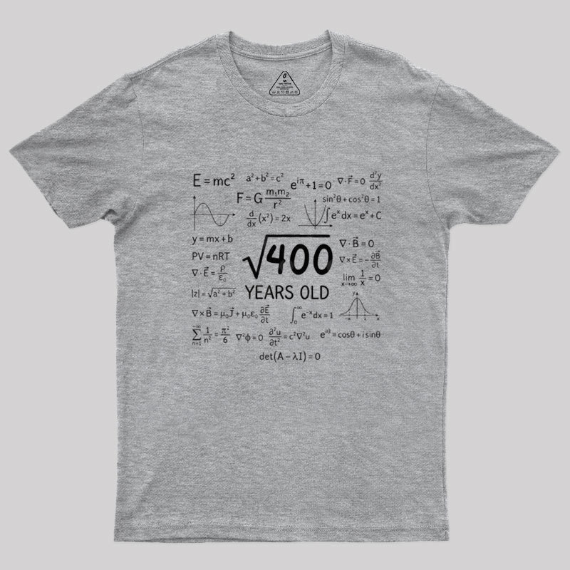The Age Equation Geek T-Shirt