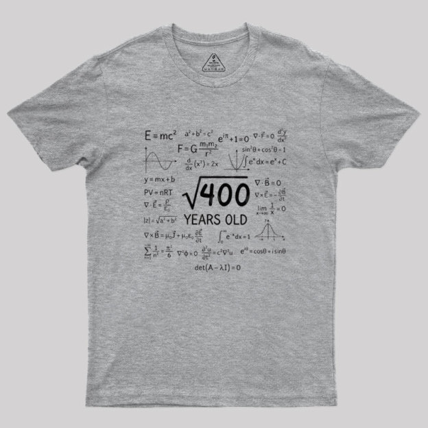 The Age Equation Geek T-Shirt