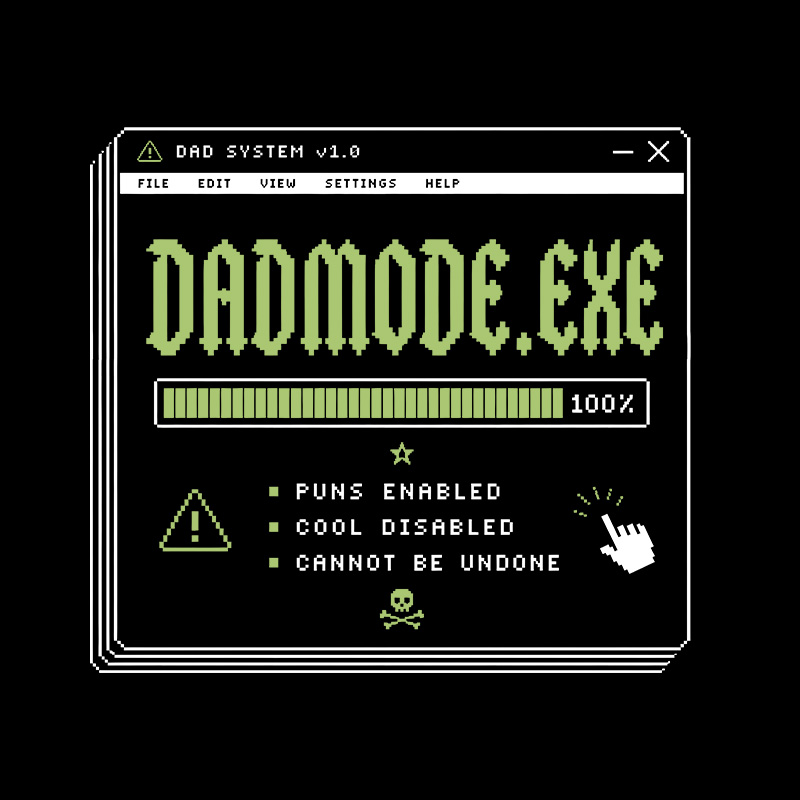 Dadmode Exe Geek T-Shirt