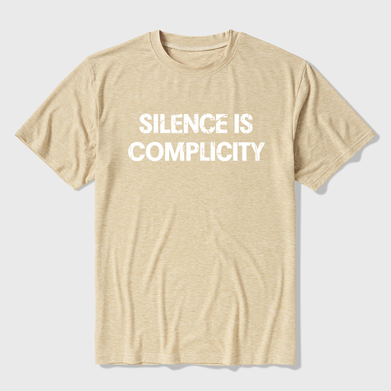 Silence Is Complicity Ultra Soft Heather Tees