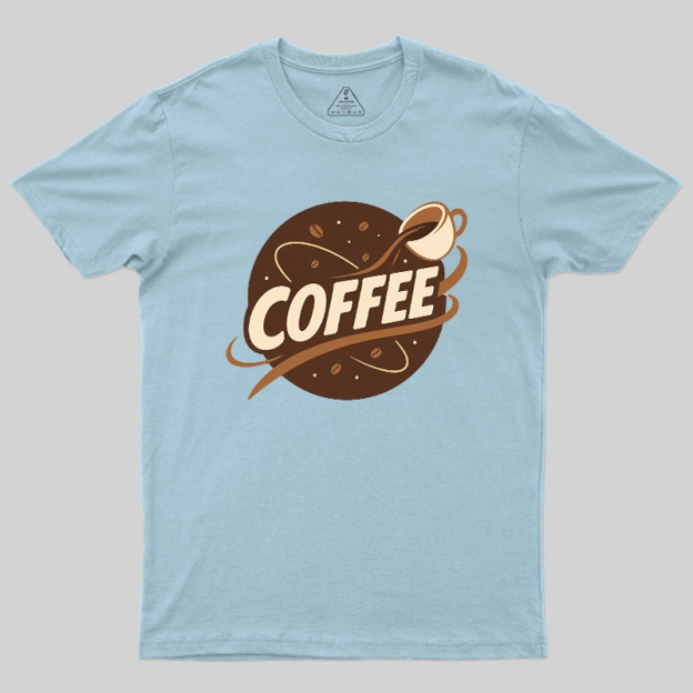 Coffee Lover Pouring Coffee Cup Geek T-Shirt