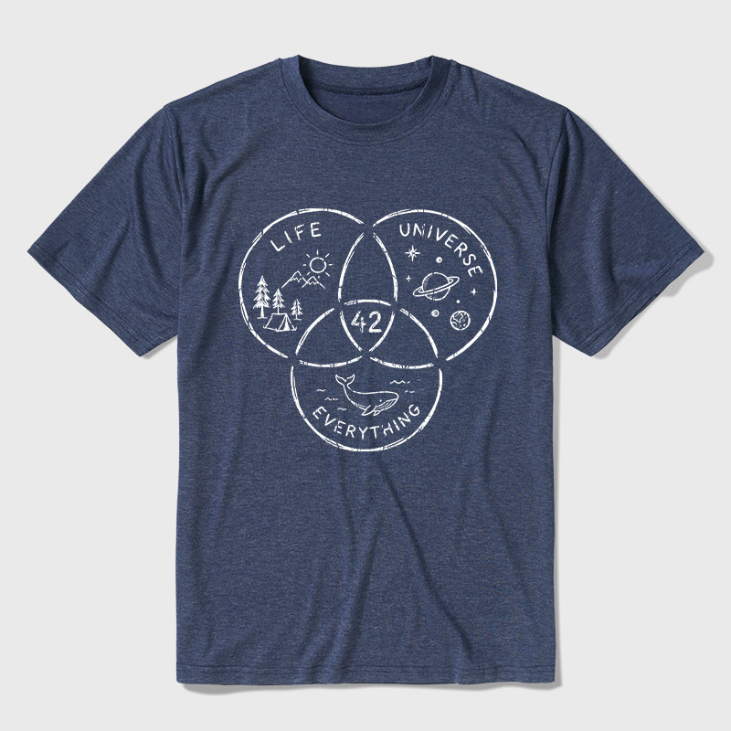 Life, the Universe & Everything Ultra Soft Heather Tee