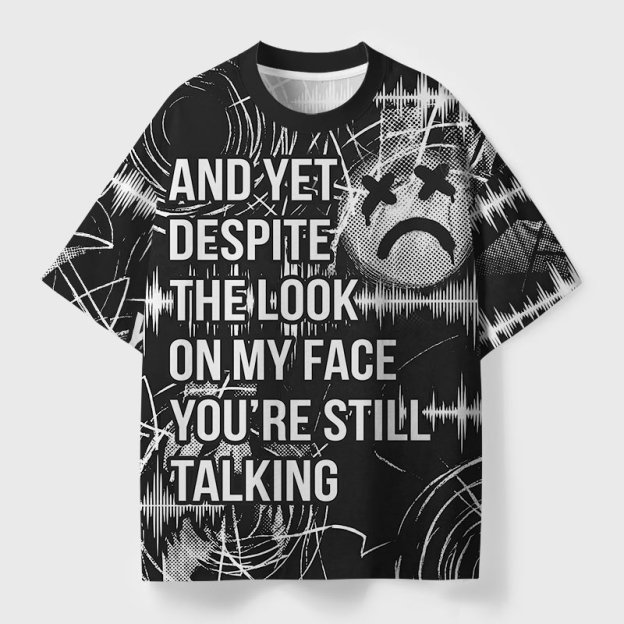 And Yet Geek Eco Oversized Graphic Tees