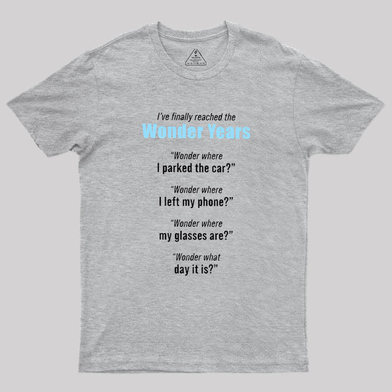 Wonder Years Geek T-Shirt