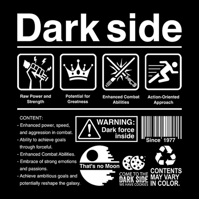 Dark Side Label Geek T-Shirt