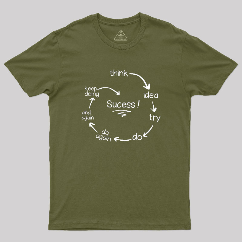 Cycle of Success Geek T-Shirt