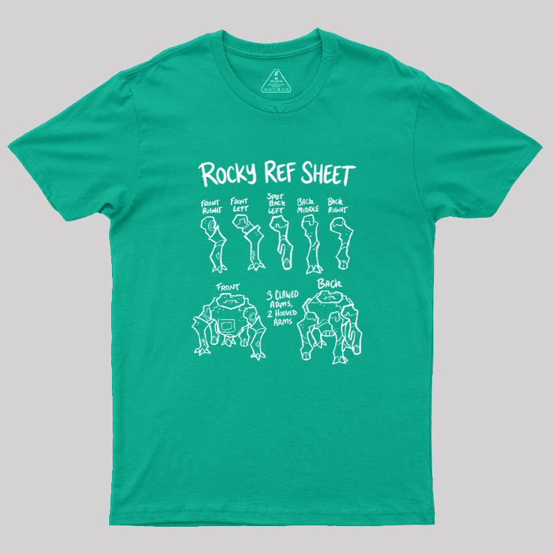 Rocky Ref Sheet Geek T-Shirt