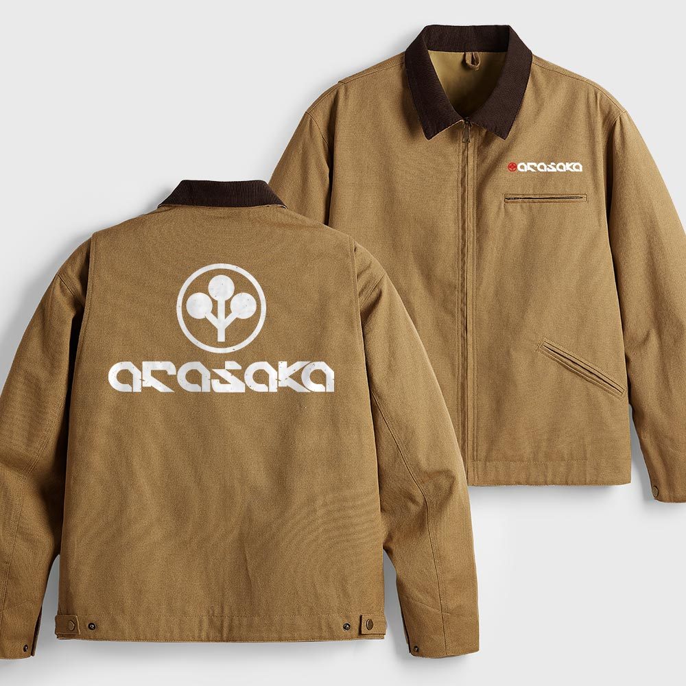 Arasaka Corp Cyberpunk 2077 Geek Canvas Work Jackets