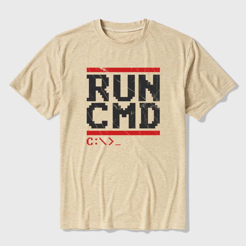 Run CMD Ultra Soft Heather Tee