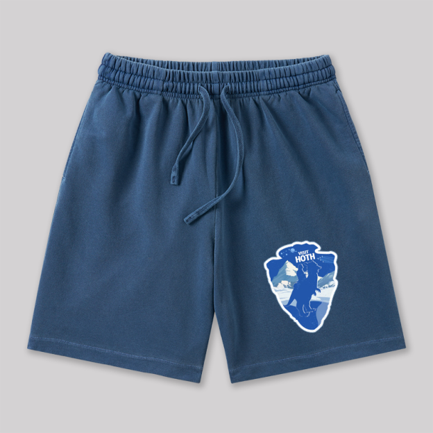 Visit Hoth Geeky Washed Shorts