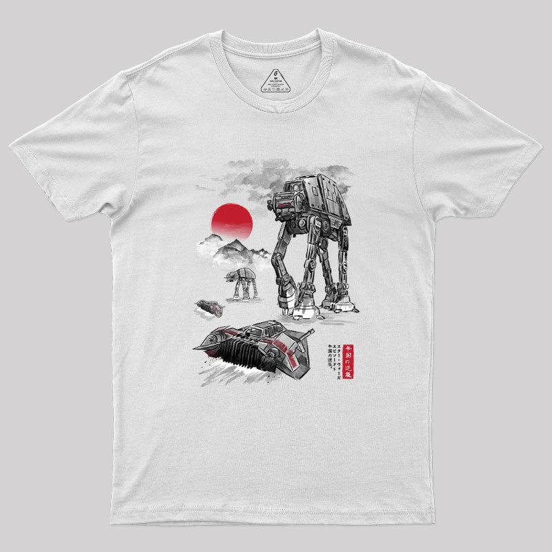 Defense of Echo Base sumi e Geek T-Shirt