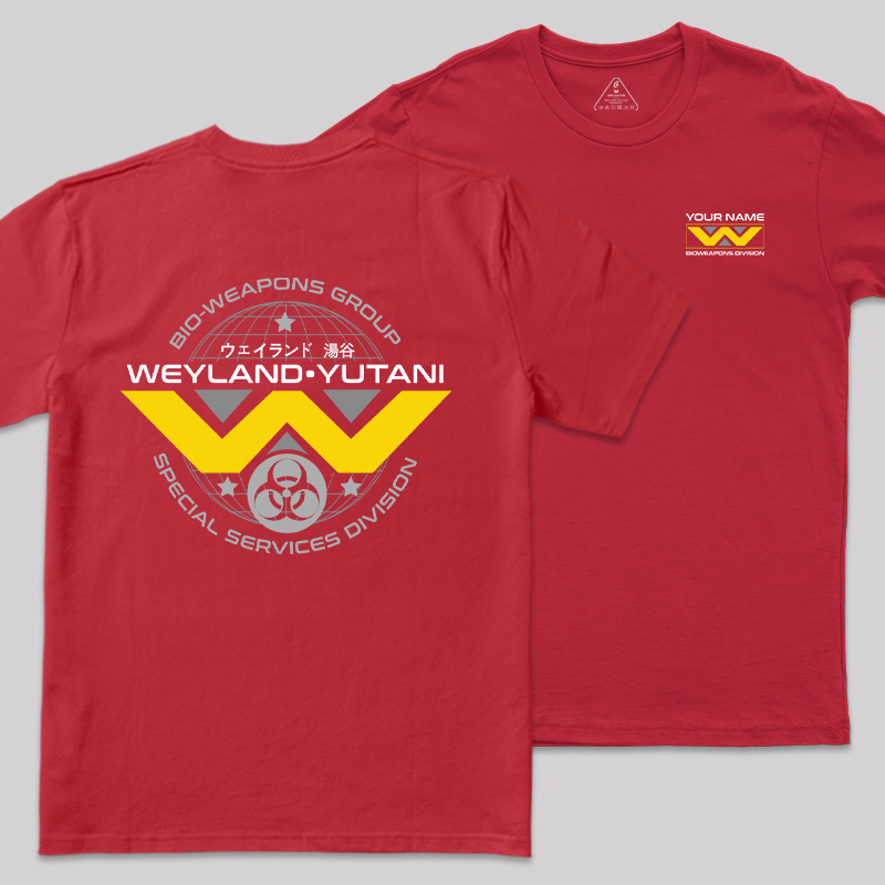 Personalized Weyland Yutani Scifi Geek T-Shirt