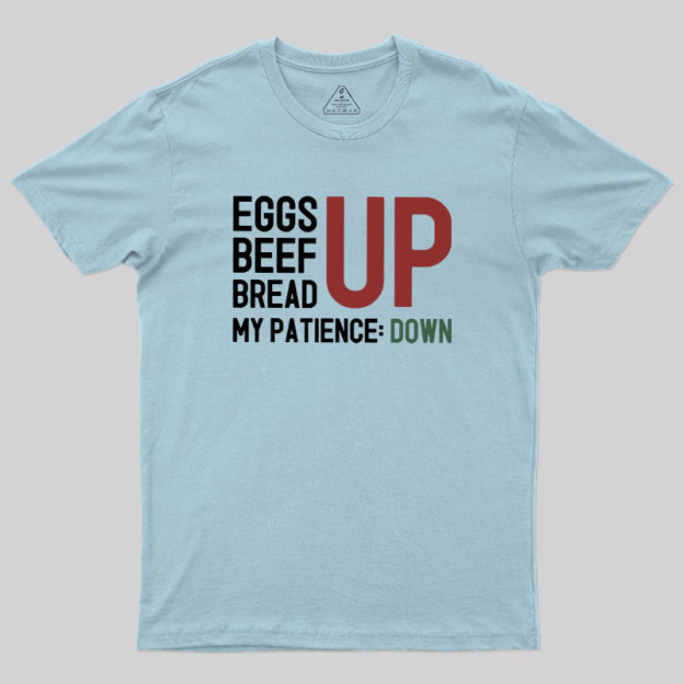 Inflation Frustration Geek T-Shirt