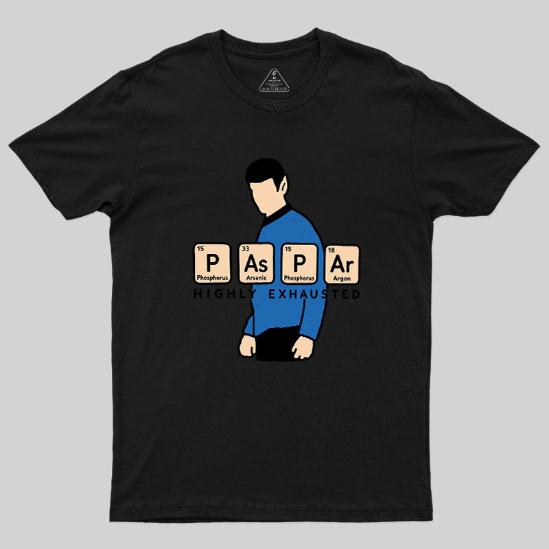 Exhausted Spock Geek T-Shirt