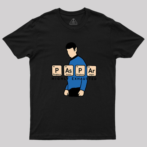 Exhausted Spock Geek T-Shirt