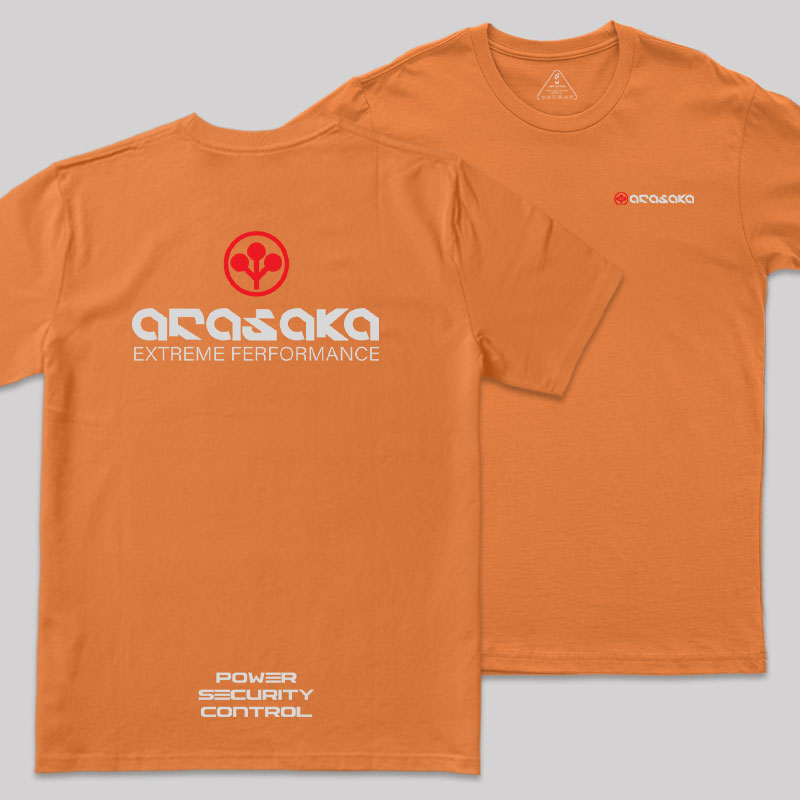 Arasaka Front and Back Printing Geek T-Shirt
