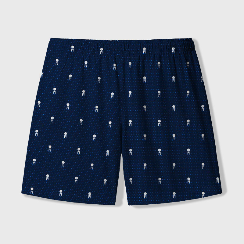 USS Enterpris Icon Geek Hawaiian Swim Trunks