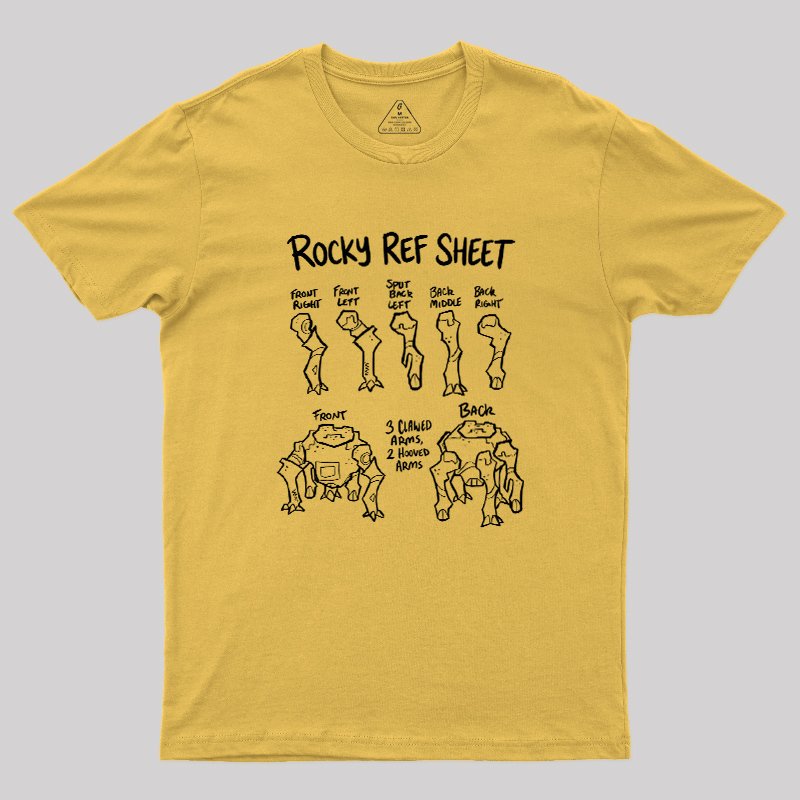 Rocky Ref Sheet Geek T-Shirt